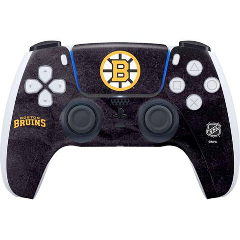 NHL Boston Bruins Distressed PS5 Controller Skin
